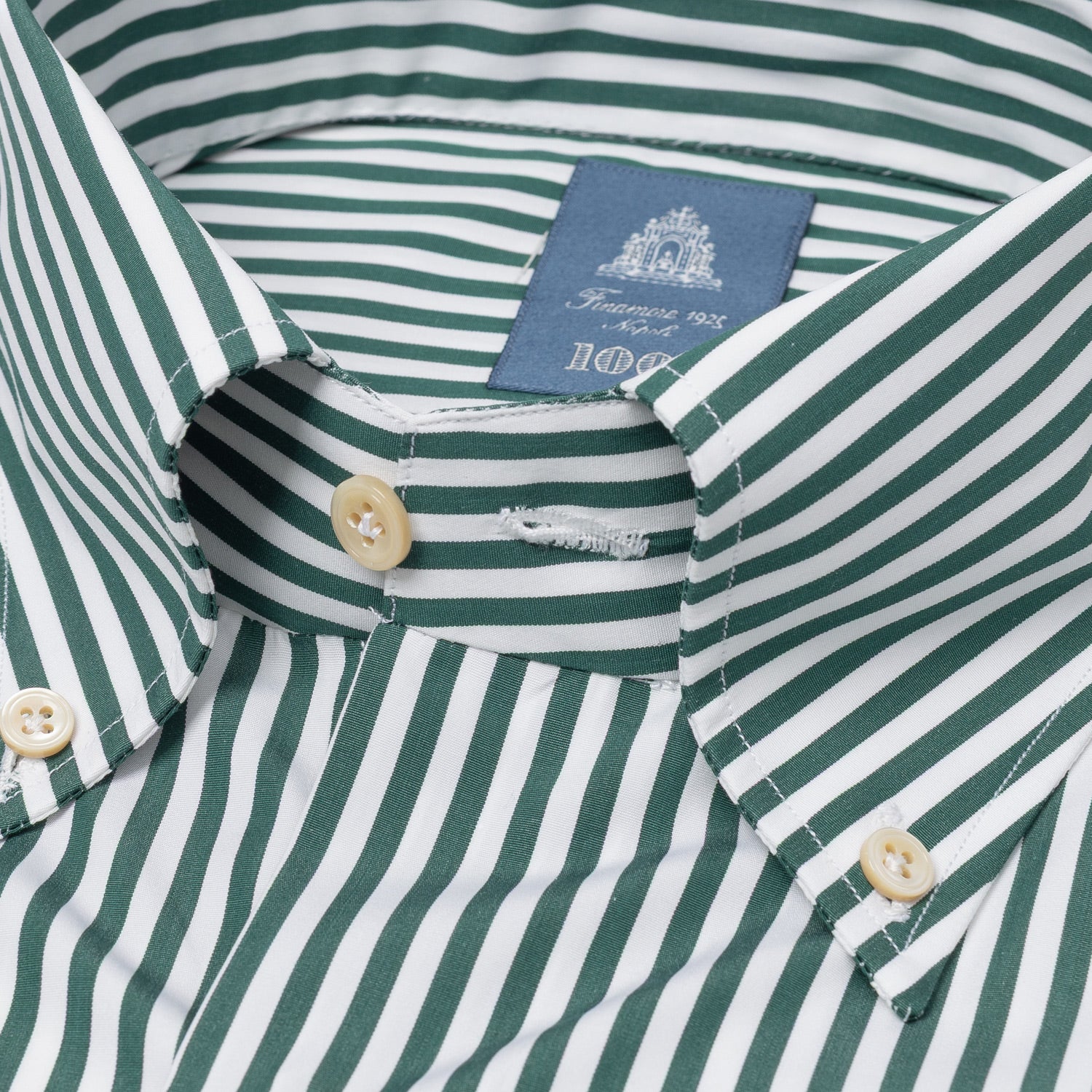 Hand-Sewn Shirt "Il Presidente" made from pure Cotton by Alumo - Collo Lucio